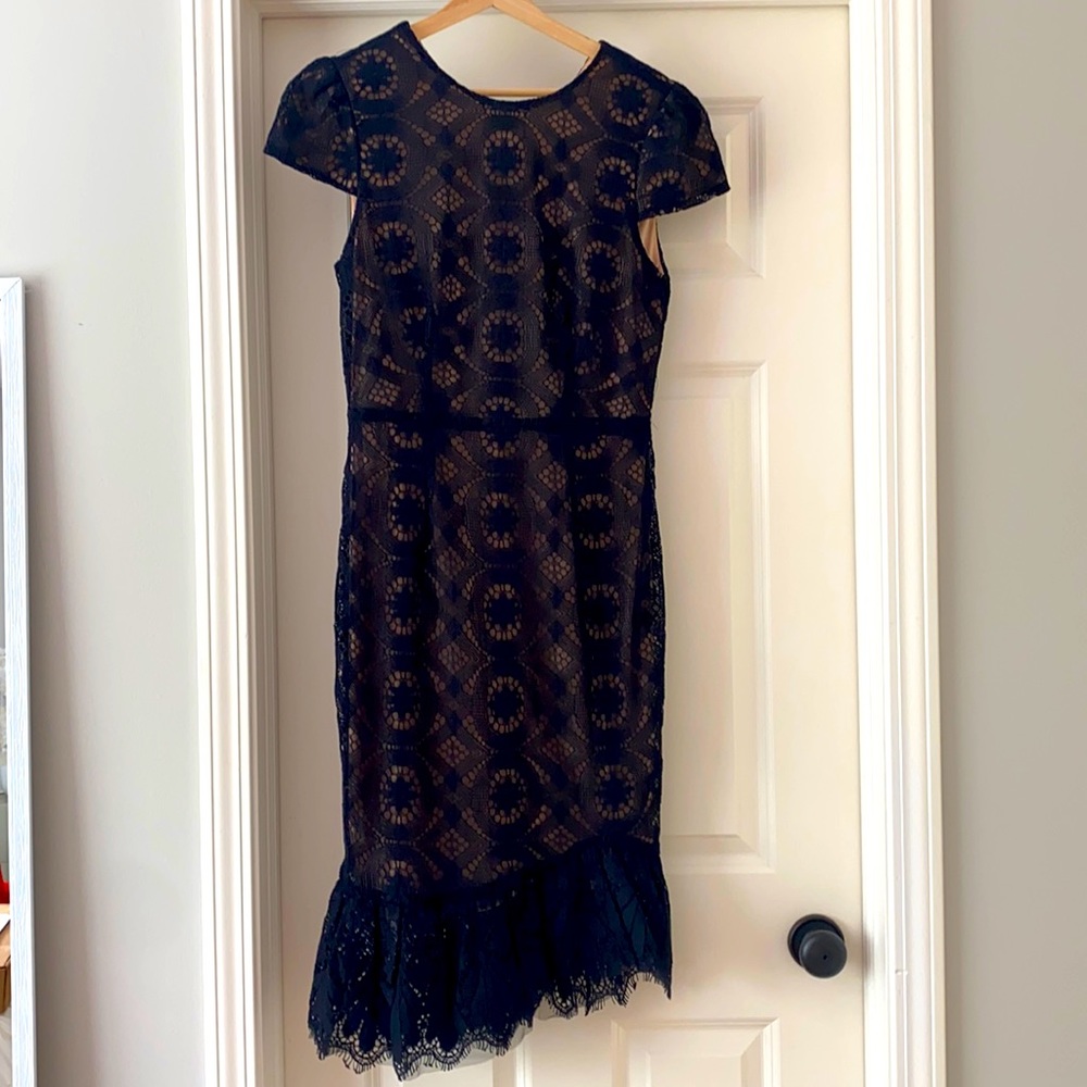 Black lace dress